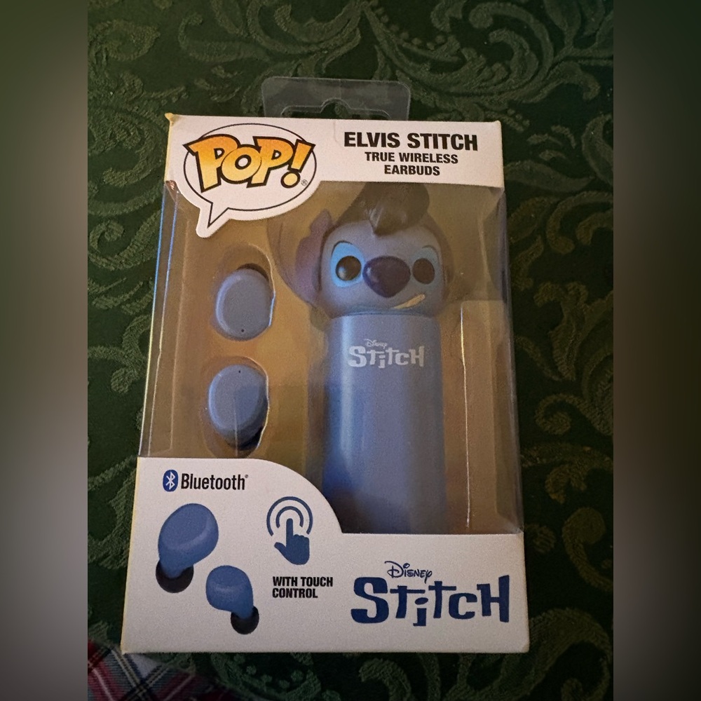 EXCLUSIVE Disney Elvis Stitch funko pop Wireless Earbuds